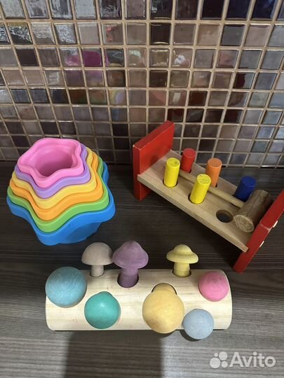 Развивающие игрушки пакетом