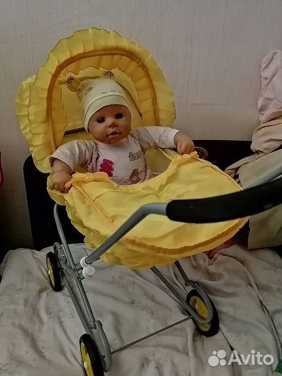 Коляска для кукол большая