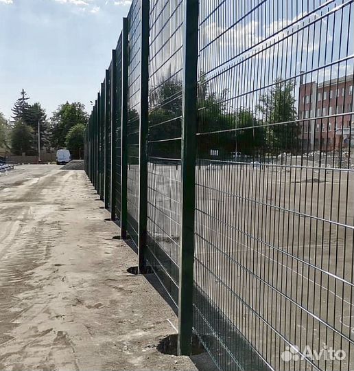 Сетка для забора 3d