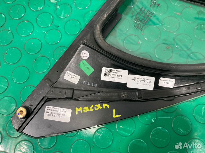 Стекло двери переднее левое Porsche Macan 95B