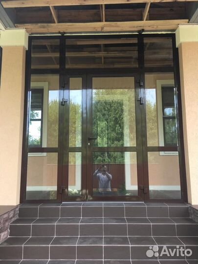 Остекление коттеджа беседки веранды бани крыльца