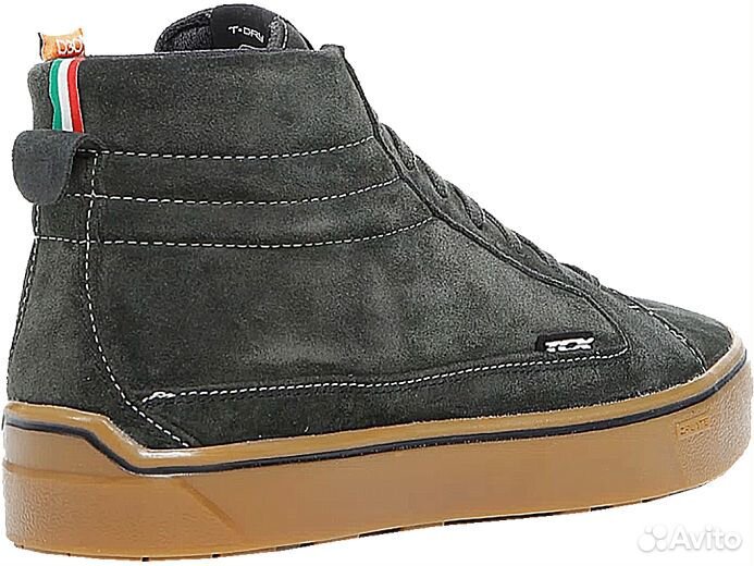 Мотоботы TCX street 3 WP T68 green/brown