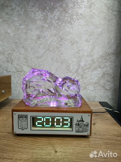 Ночник Грот с часами