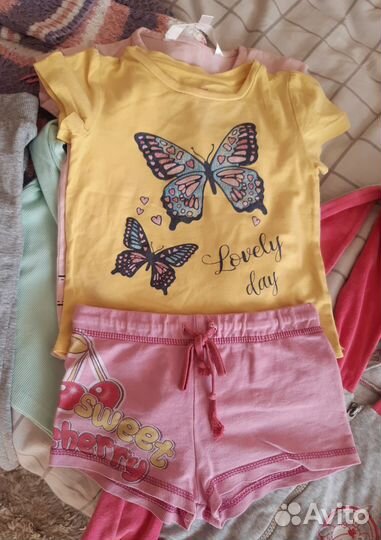 Вещи для девочки в садик рост 98
