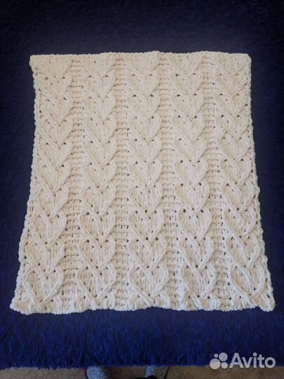 Плед детский вязаный ручная работа