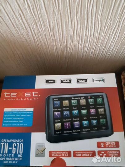 Навигатор Texet TN-610 voice