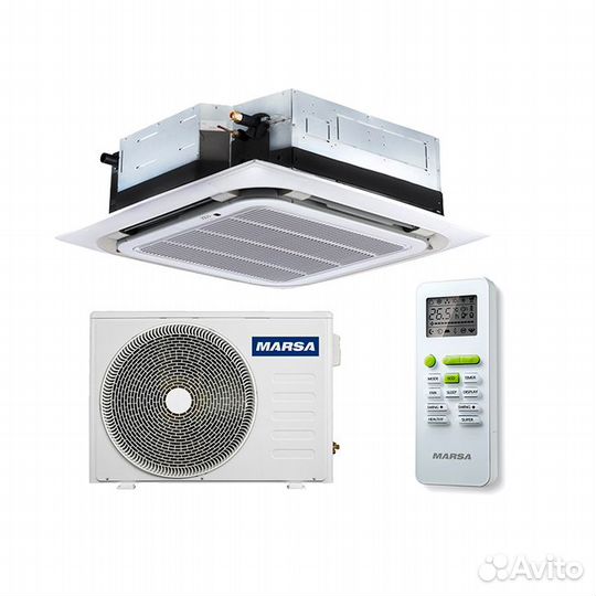 Кассетный кондиционер Marsa MRK-18htne-W/ MRK-18uh