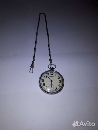 Часы Карманные Молния на цепочке СССР, рабочие
