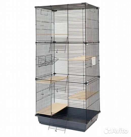 Клетка для дегу и шиншил, большая оборудованная