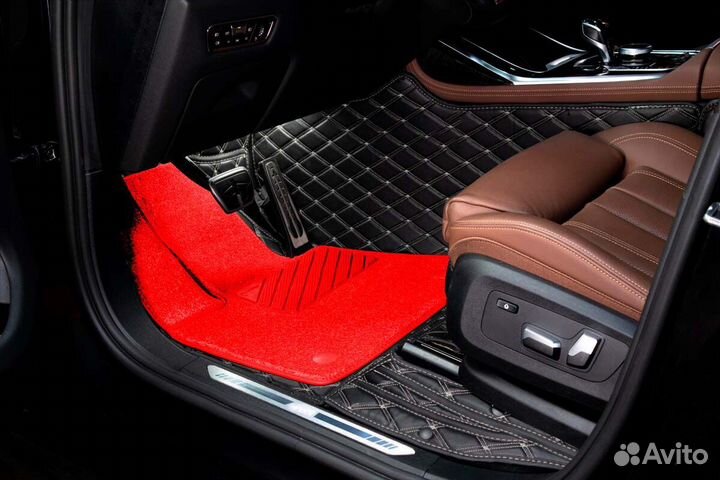 3D Коврики Exeed Салон Багажник из Экокожи