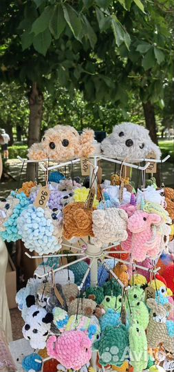 Вязаные игрушки в наличии и на заказ