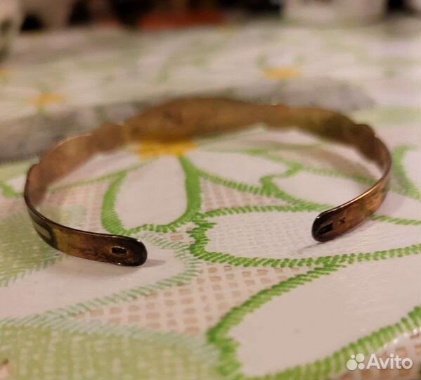 Серебряный браслет винтажный