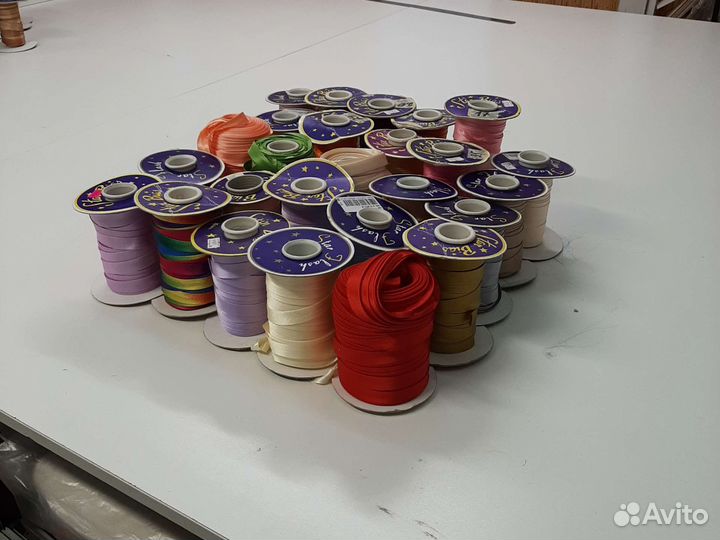 Косая бейка атласная