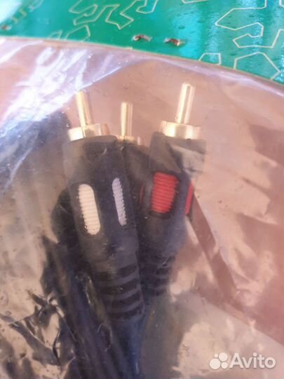 Шнур соединительный для аудио видео 2 RCA, 5 м