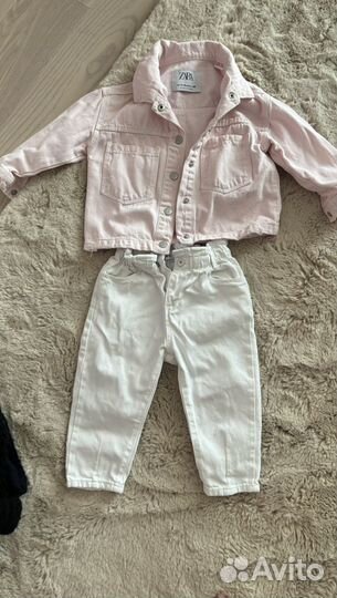 Джинсы zara джинсовка zara