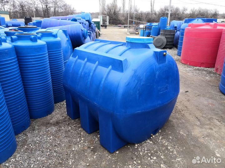 Емкость для воды огб 4000 литров (ecoplast)