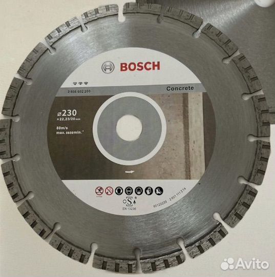 Алмазный диск bosch concrete 230мм