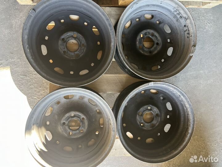 Диски штампованные R14 на volkswagen polo