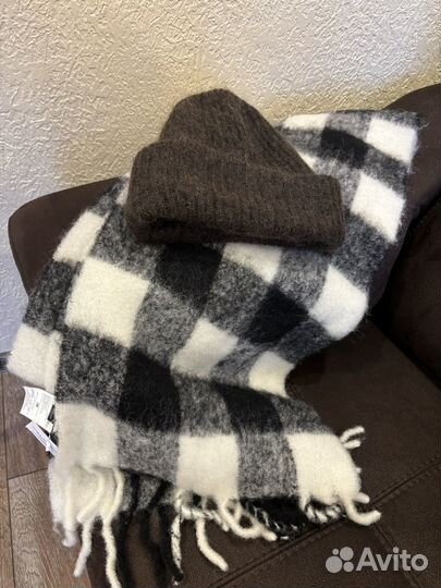 Комплект шапка и шарф