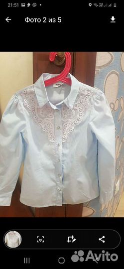 Блузка для девочки 128