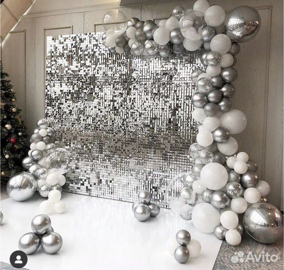 Фотозоны из пайеток