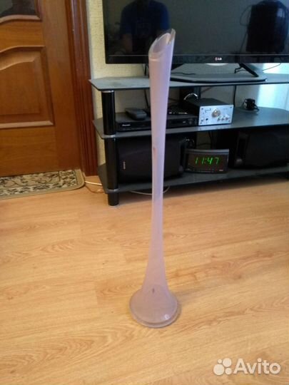 Ваза из дутого стекла 67 см