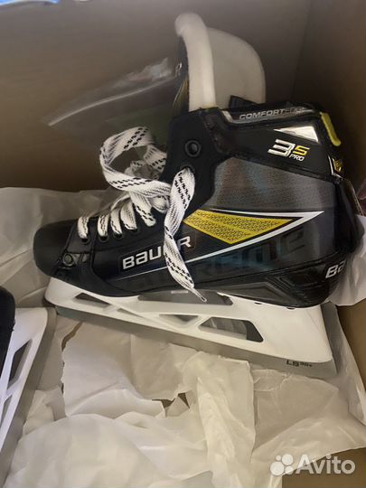 Вратарские коньки bauer supreme 3s pro int