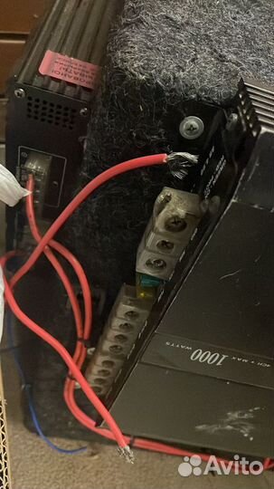 Сабвуфер и усилитель бу