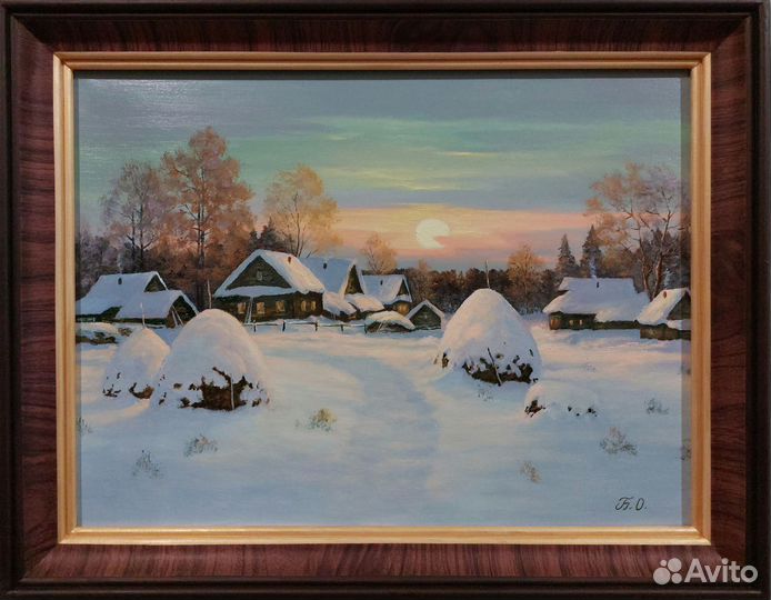 Картина маслом на холсте 