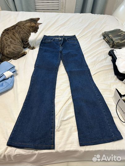 Джинсы клеш женские