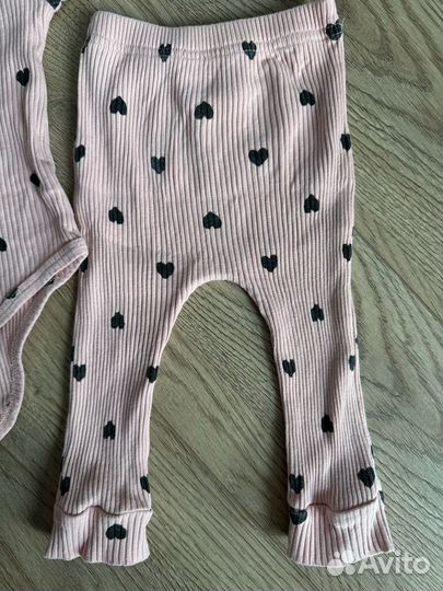 Комплект боди и штанишки для девочки 80