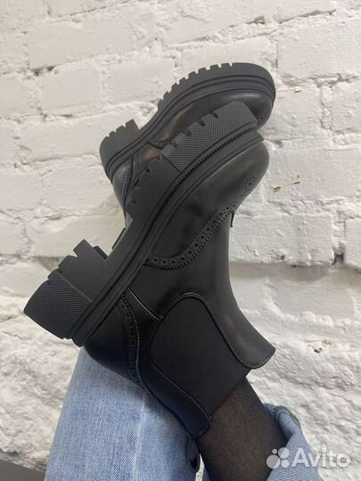 Ботинки челси женские зима