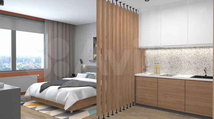 Квартира-студия, 35,6 м², 10/12 эт.