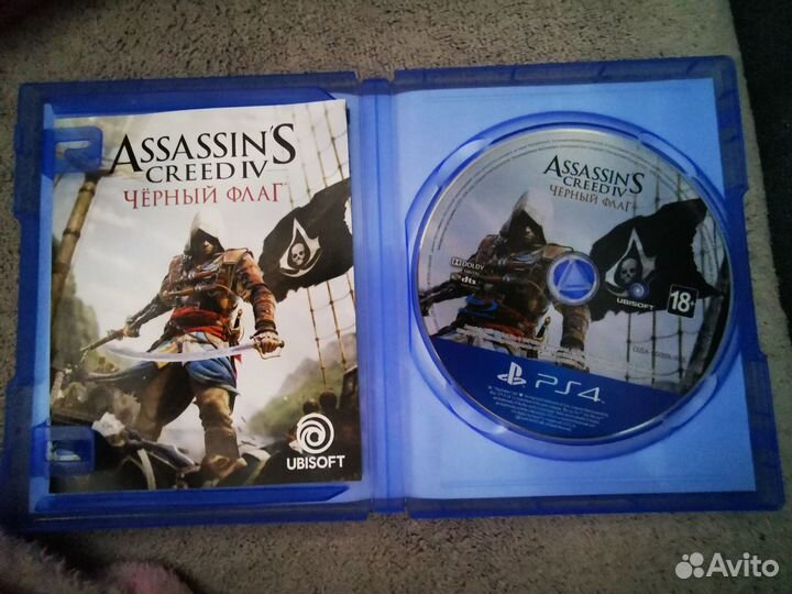 Игра Assassin's Creed 4 (IV) Черный флаг PS4