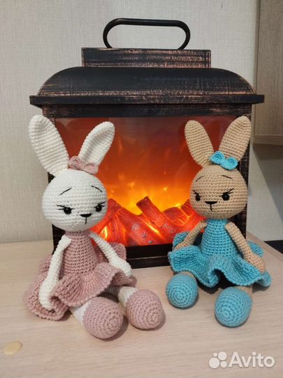 Зайчик, игрушка hand made