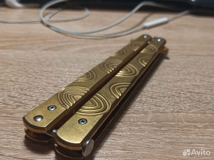 Нож складной ручной работы