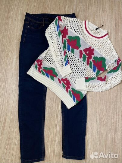 Кофта и джинсы комплетом