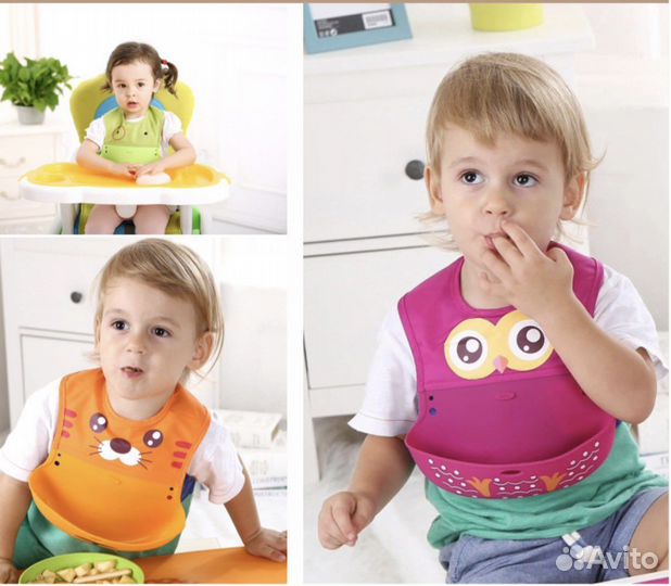 Нагрудник для кормления слюнявчики Новые