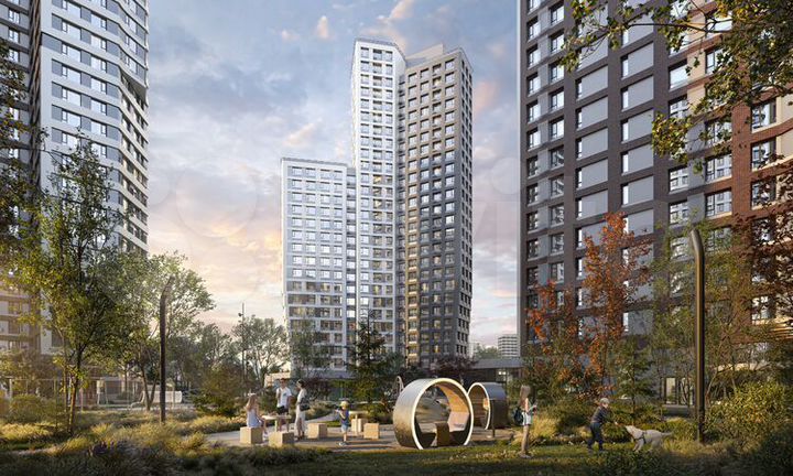 3-к. квартира, 89,3 м², 4/26 эт.