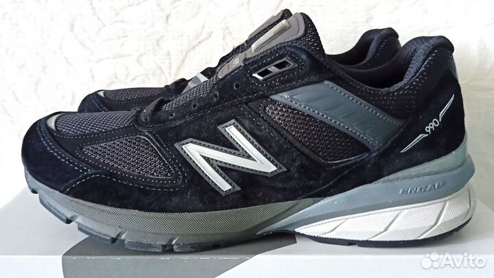 Кроссовки New Balance 990 v5 Black Оригинал US 8