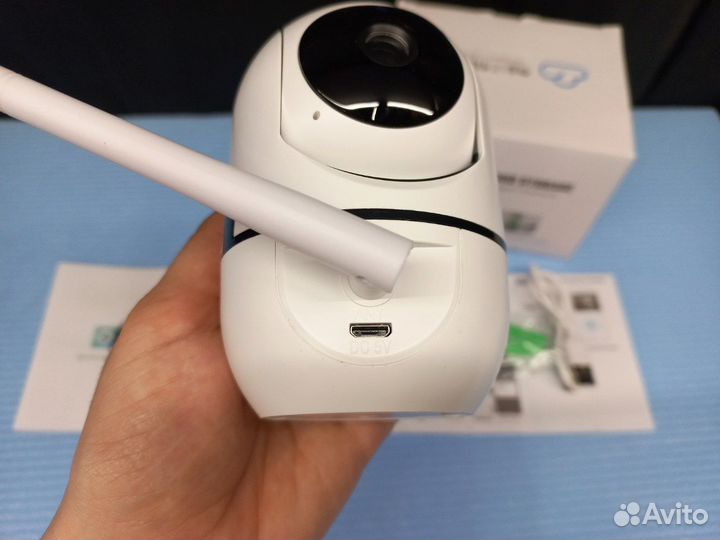 Камера видеонаблюдения поворотная уличная комплект