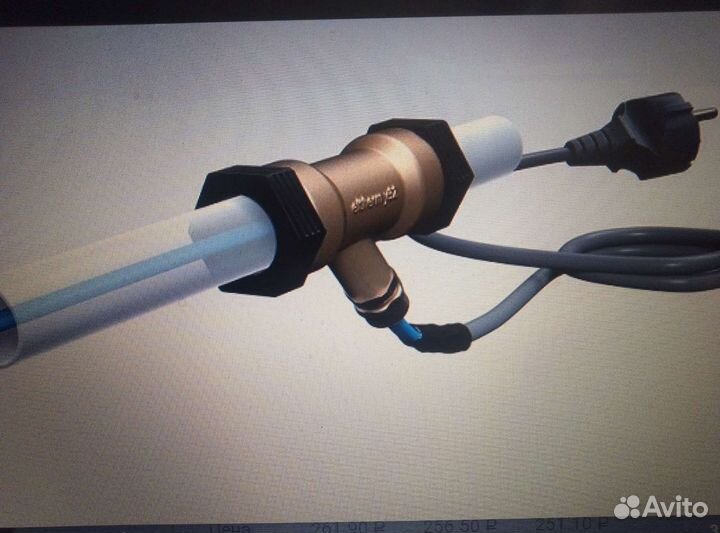 Греющий кабель в трубу