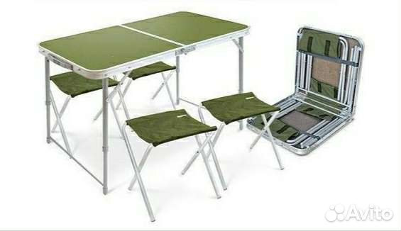 Стол складной + стульчики