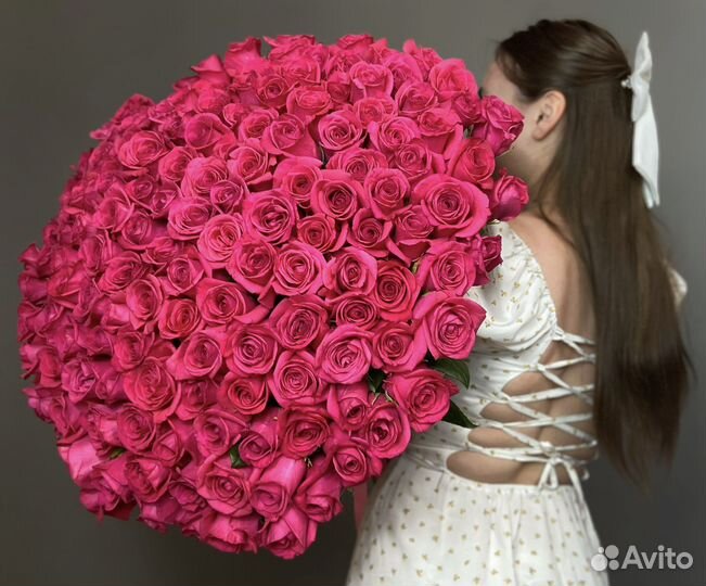 101 роза 151 роза 201 большой букет оптом