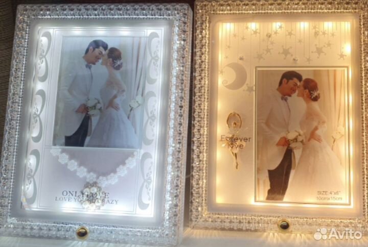 Фоторамка с подсветкой Роза