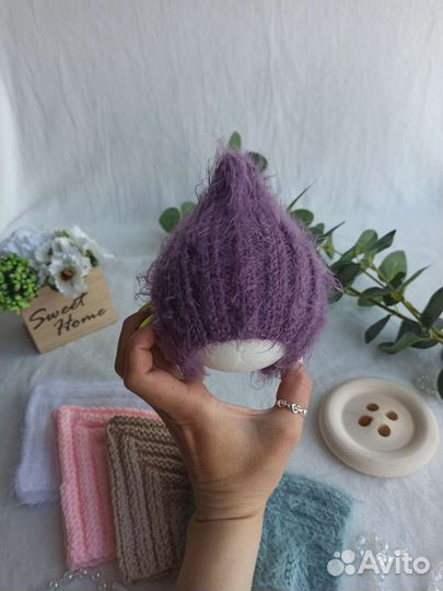 Шапка для кукол, текстильных, интерьерных, Блайз