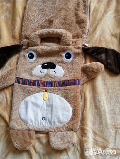 Игрушка подушка плед детский. Собака