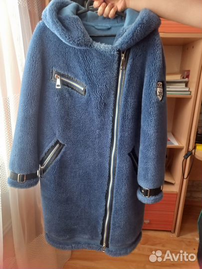 Шуба из экомеха женская