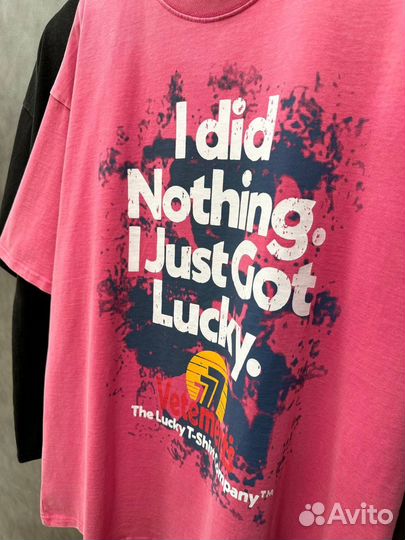 Футболка vetements i did