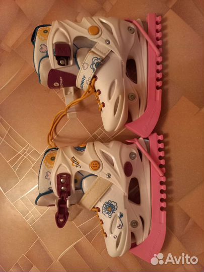 Коньки раздвижные для девочки